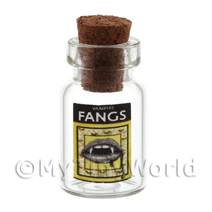 Dolls House Miniature Vampires Fangs Magic Storage Jar (Style 3)