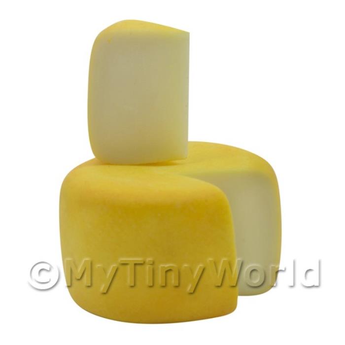 Dolls House Miniature Handmade Piedmont Cheese Wheel