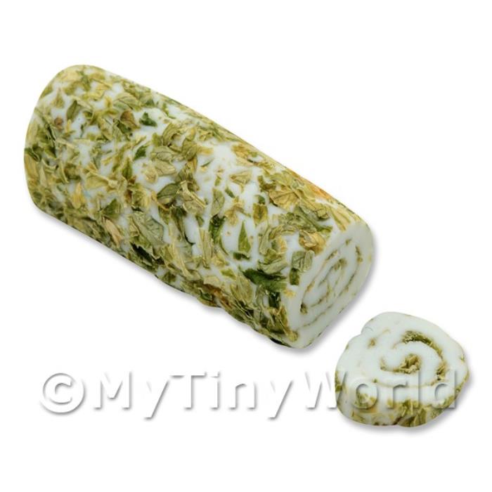 Dolls House Miniature Handmade Garlic And Herb Roulade