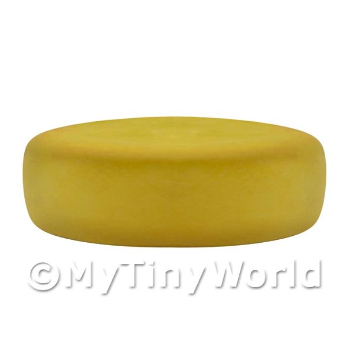 Dolls House Miniature Handmade Whole Gouda Cheese Wheel