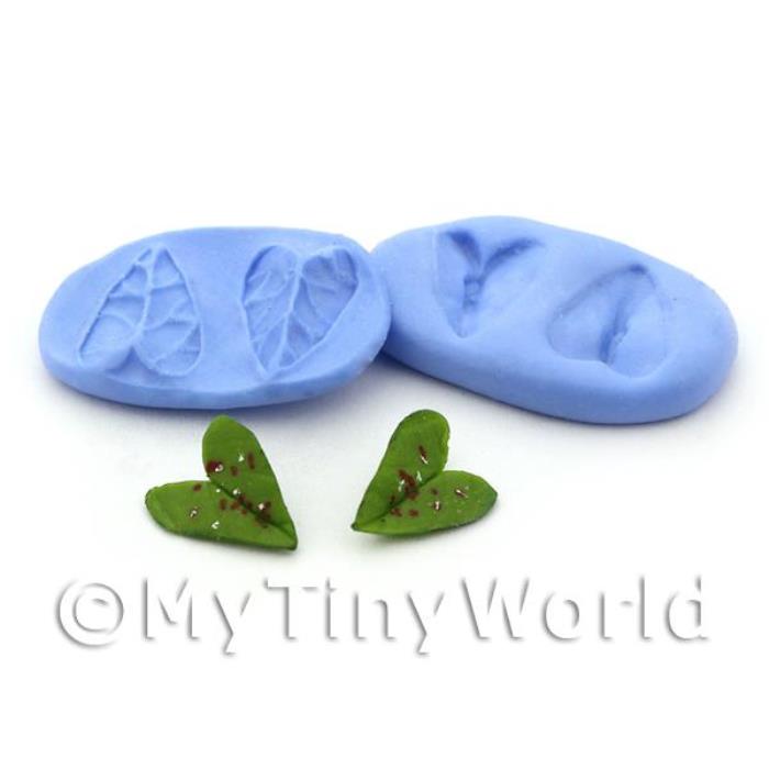 Dolls House Miniature Pot Plant Leaf Silicone Mould