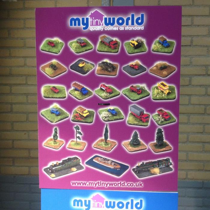 One of posters showing part of our new range.