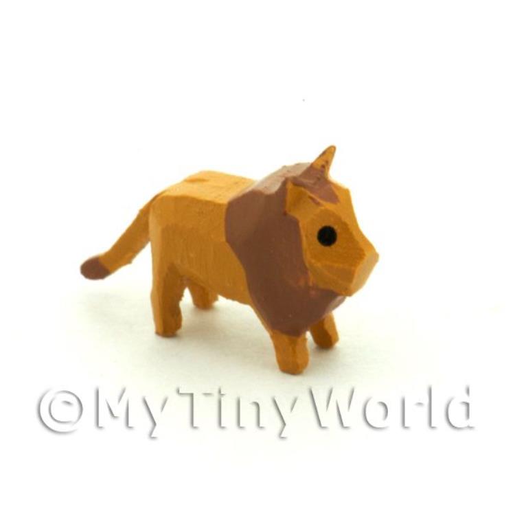 German Dolls House Miniature Small Standing Lion