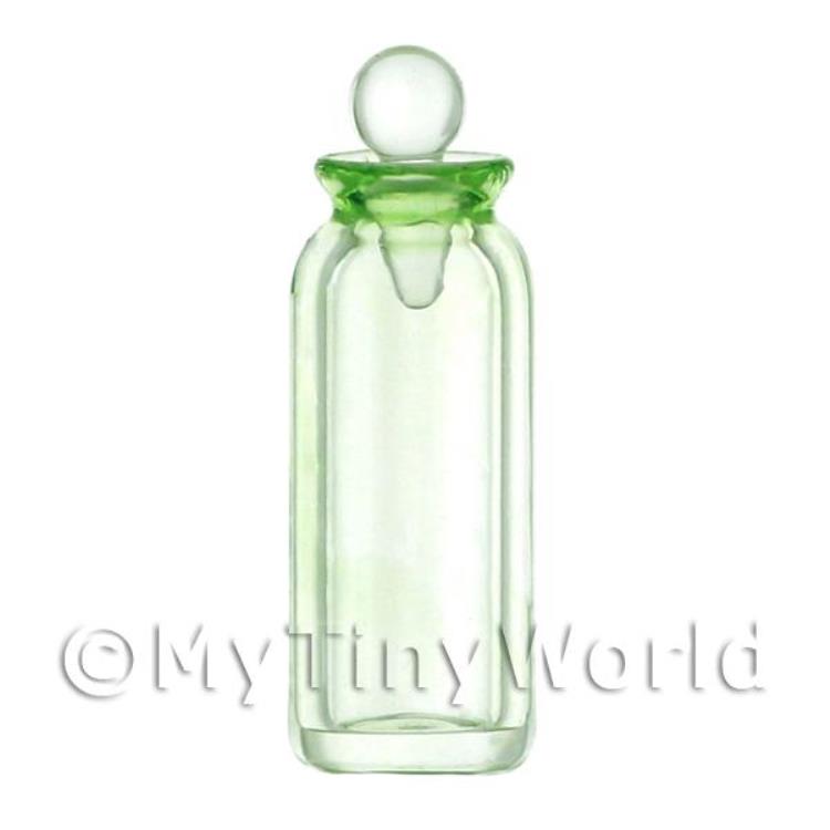 Dolls House Miniature Small Green Apothecary Bottle