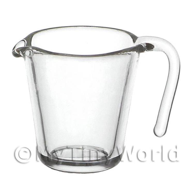 Dolls House Miniature Small Glass Mixing / Gravy Jug