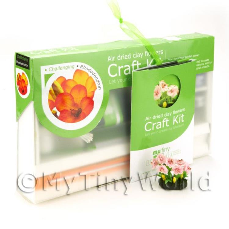 Dolls House Miniature Rhododendron Kit - Challenging