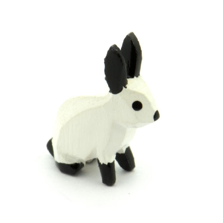 Handmade German Wood White Hare