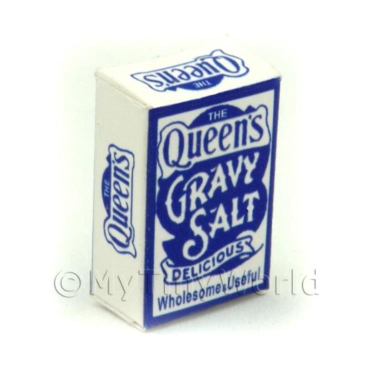 Dolls House Miniature The Queens Gravy Salt  Box