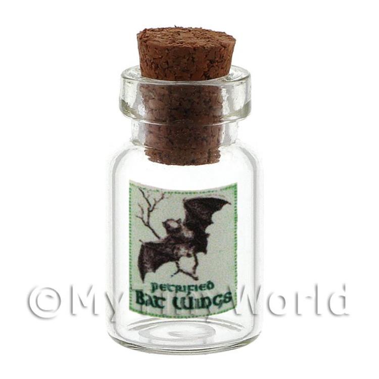 Dolls House Miniature Bat Wings Magic Storage Jar