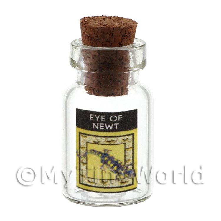 Dolls House Miniature Eye Of Newt Magic Storage Jar (Style 3)