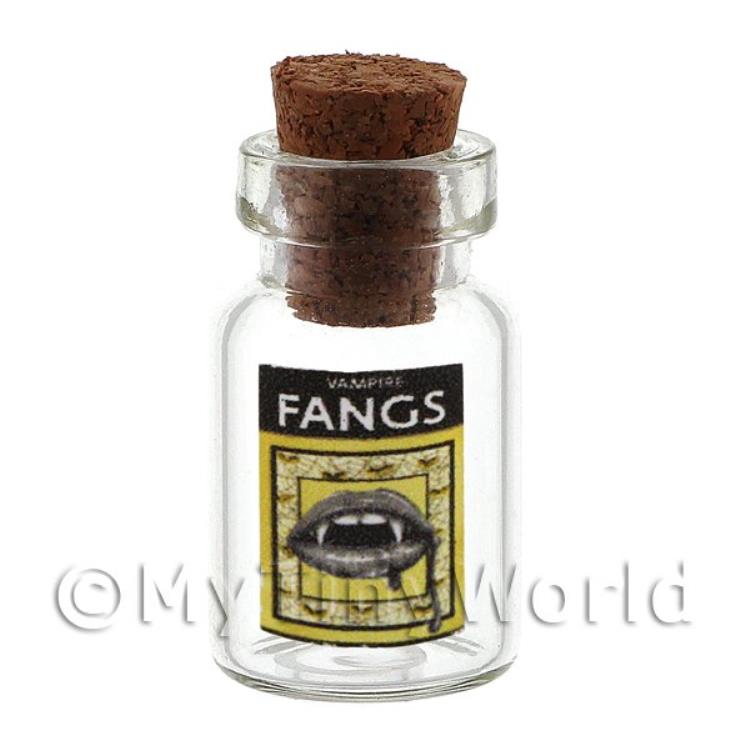 Dolls House Miniature Vampires Fangs Magic Storage Jar (Style 3)