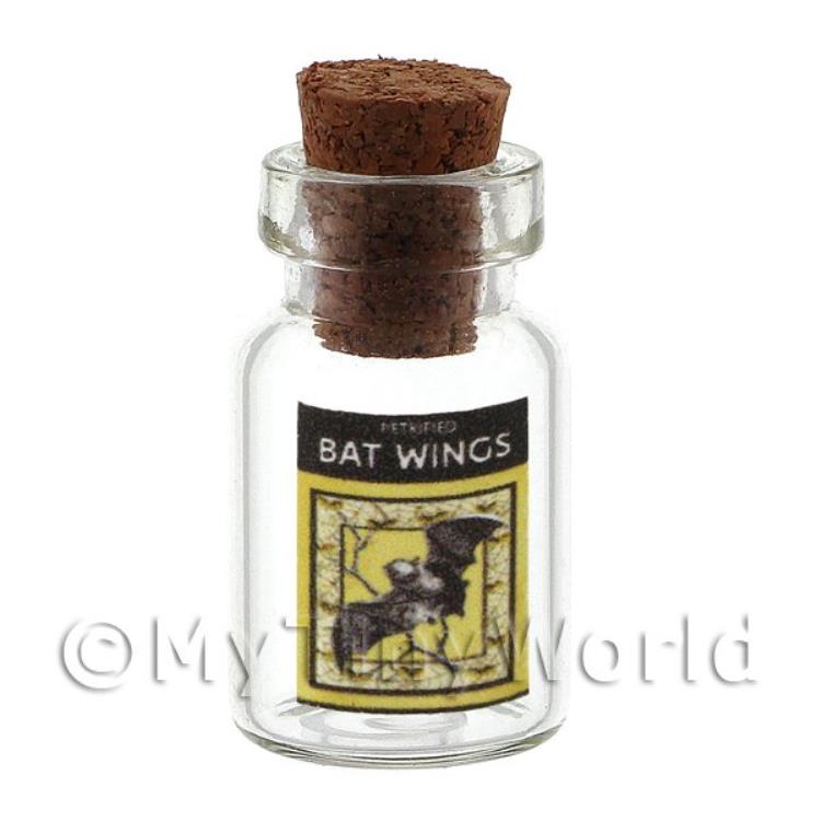 Dolls House Miniature Bat Wings Magic Storage Jar (Style 2)