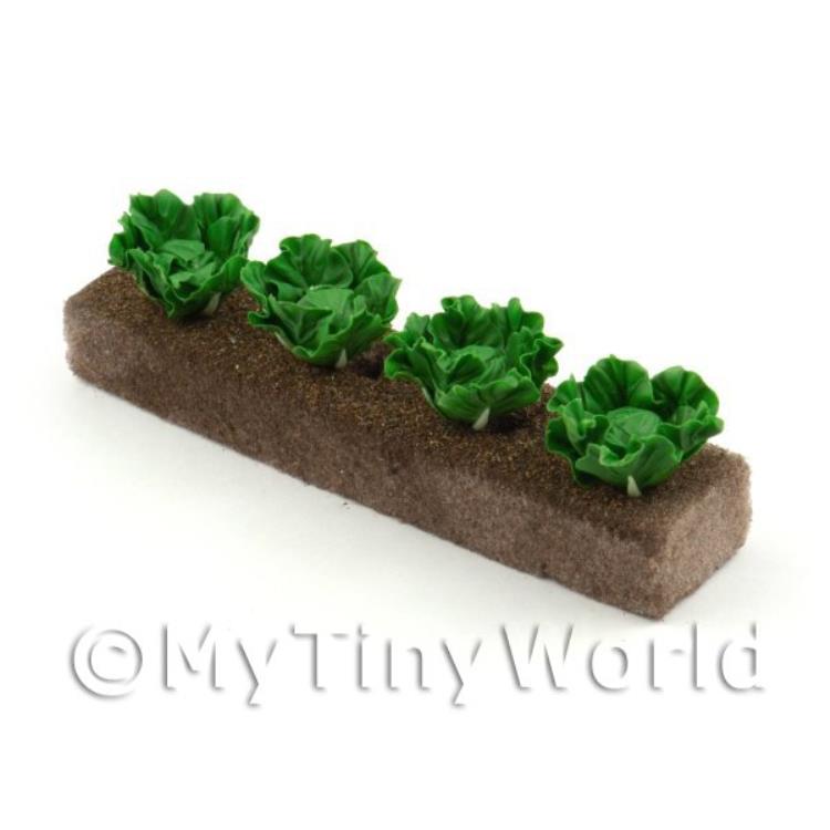 Strip of 4 Green Cabbage For The Allotment (GB10)
