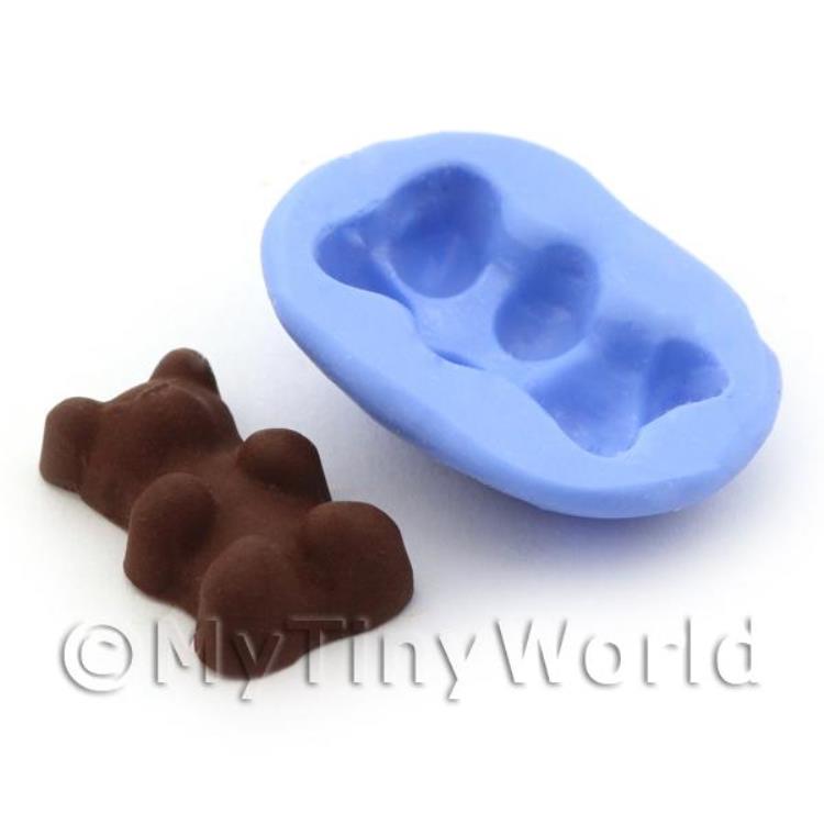 Dolls House Miniature Gummy Bear Cake Base Silicone Mould
