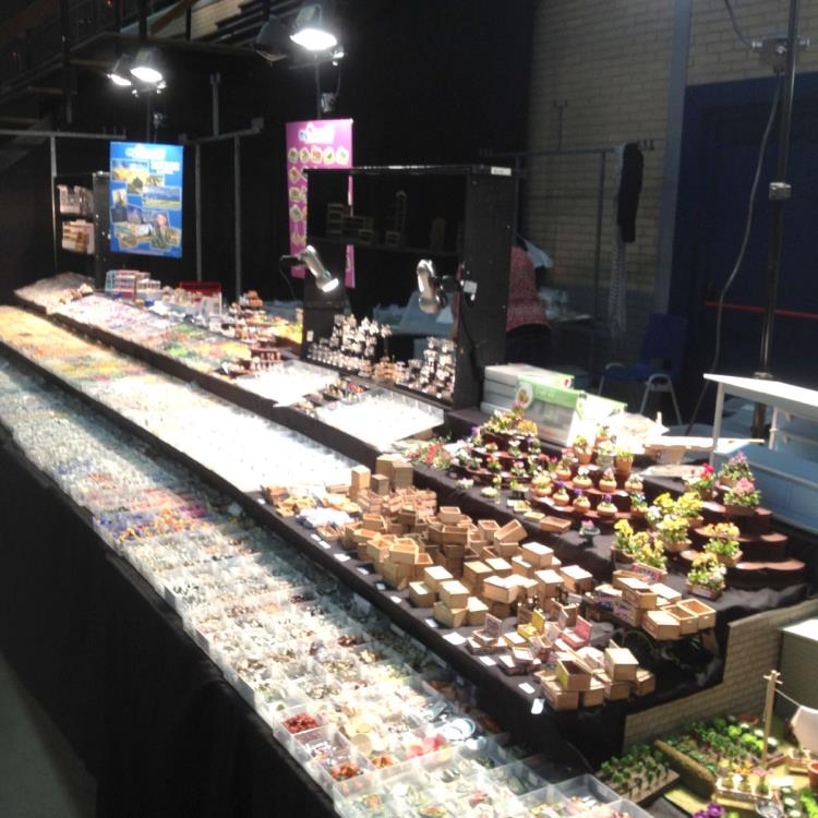 Photo of the front of our stand during setup