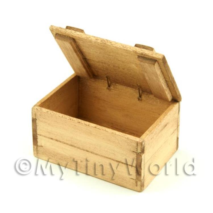 Dolls House Miniature Plain Wood Shop Display Box