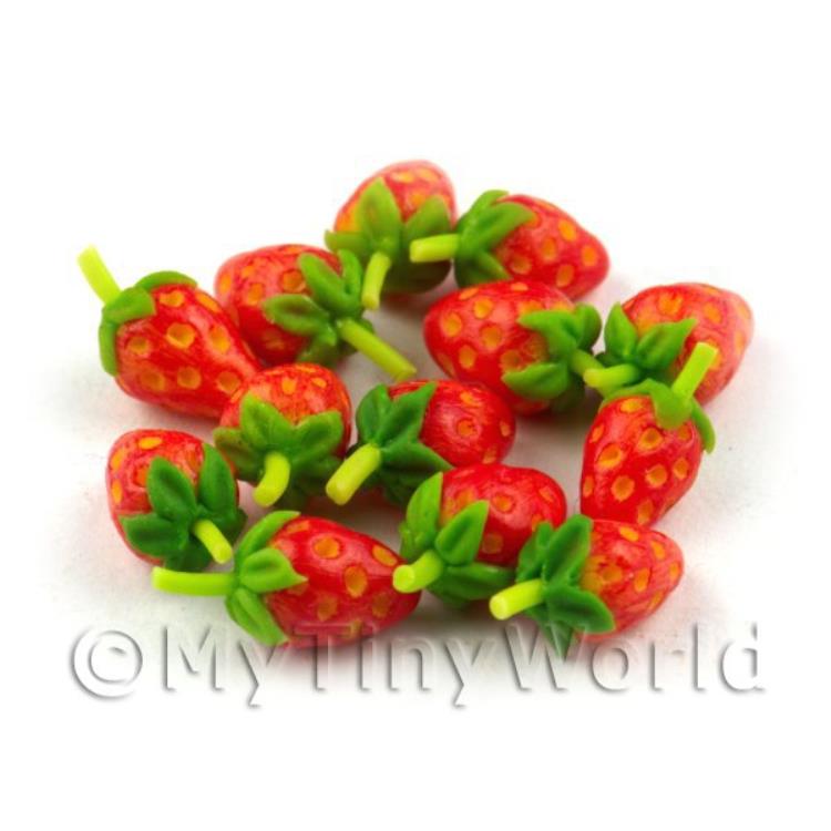 One Handmade Dolls House Miniature Strawberry