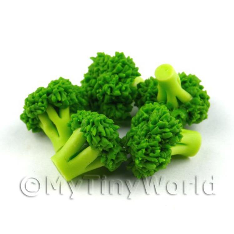 One Handmade Dolls House Miniature Broccoli Floret