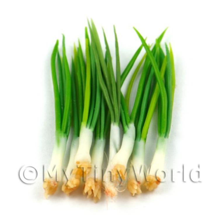 One Handmade Dolls House Miniature Large Spring Onion