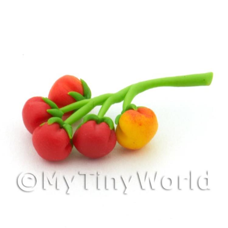 Dolls House Miniature Tomatoes On The Vine