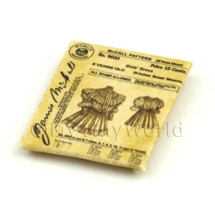 Miniature Victorian Dress Pattern Packet (VDP009)