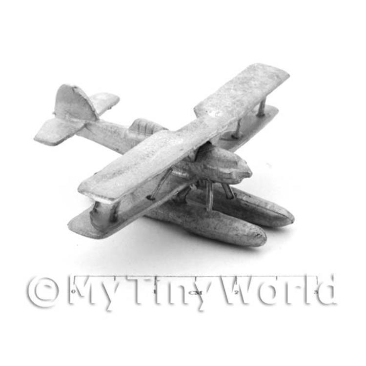 Dolls House Miniature Metal British Fairey Sea Fox Bi-Plane