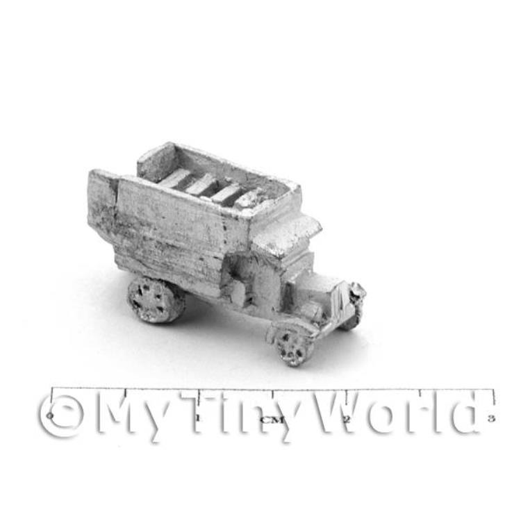 Dolls House Unpainted Metal London Bus Troop Carrier