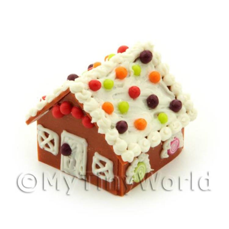 Dolls House Miniature Boiled Sweet Ginger Bread House