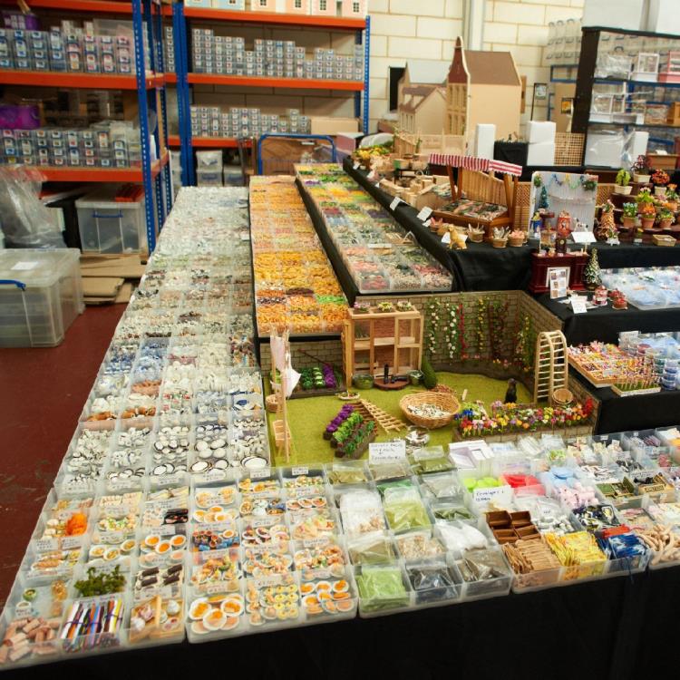 MyTinyWorld Dolls House Miniatures Display Wide Shot