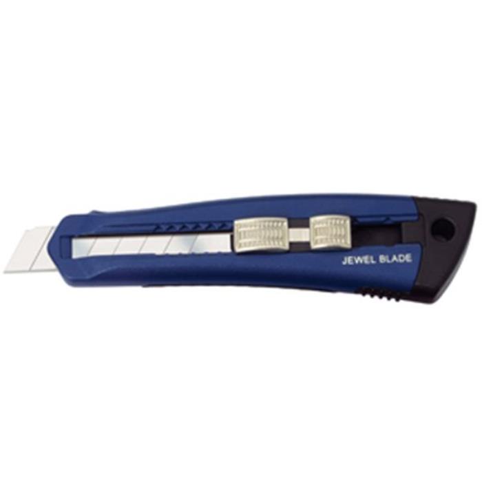 Professional Blue Die Cast Metal Retractable 18mm Craft Knife