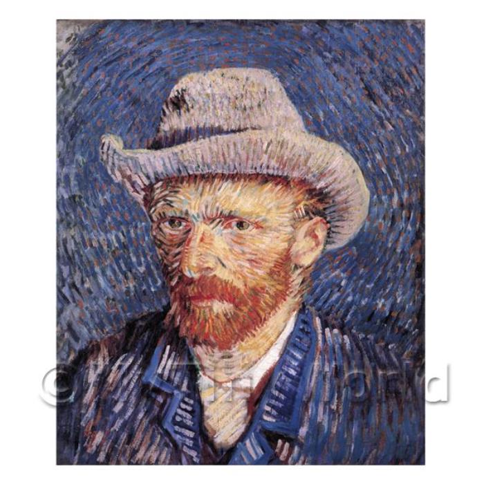 Van Gogh Painting - Self Portrait With Felt Hat