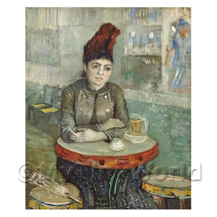 Van Gogh Painting - Agostina Segatori - CafÃ© Tambourin