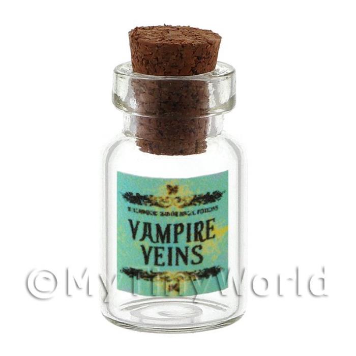 Dolls House Miniature Vampire Veins Magic Storage Jar