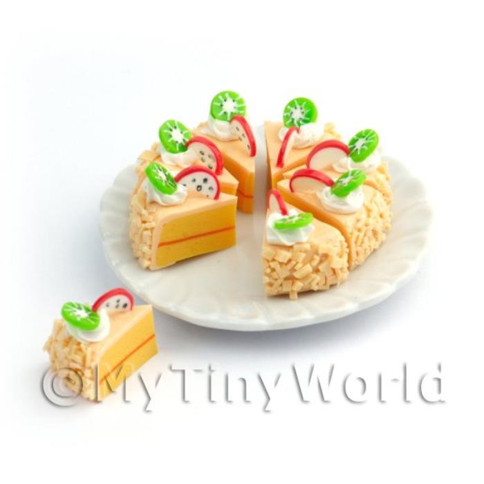 Whole Sliced Dragon Fruit And Kiwi Cake (WS13)