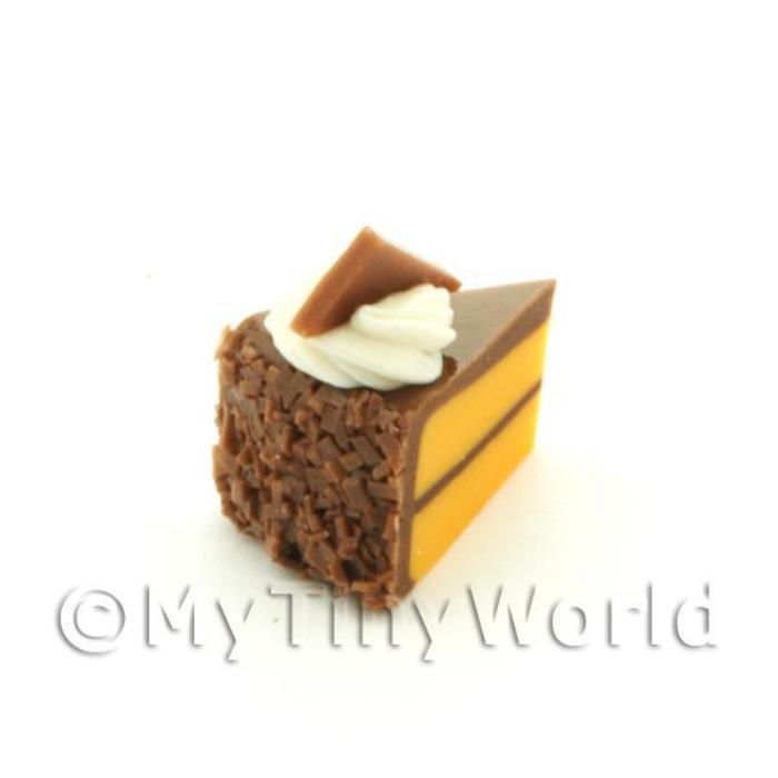 Dols House Miniature Chocolate Triangle Cake Slice