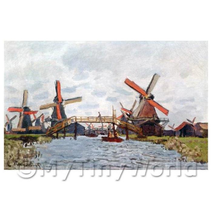 Claude Monet Painting - Windmills Near Zaandam