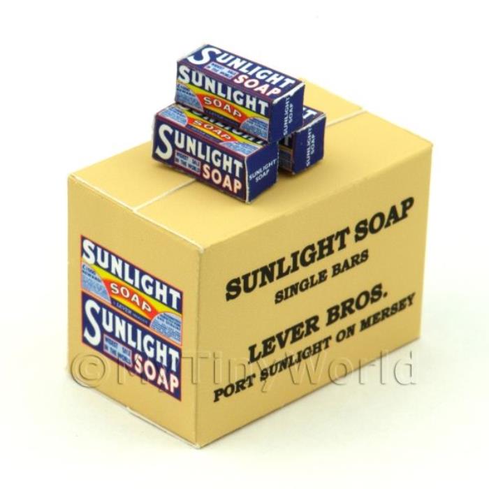 Miniature Sunlight Soap Single Bar Stock Box And 3 Boxes