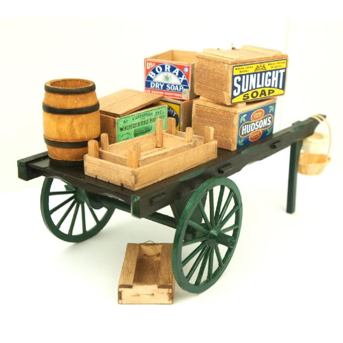 Old Style Cart with a selection of our handmade boxes(rear view)