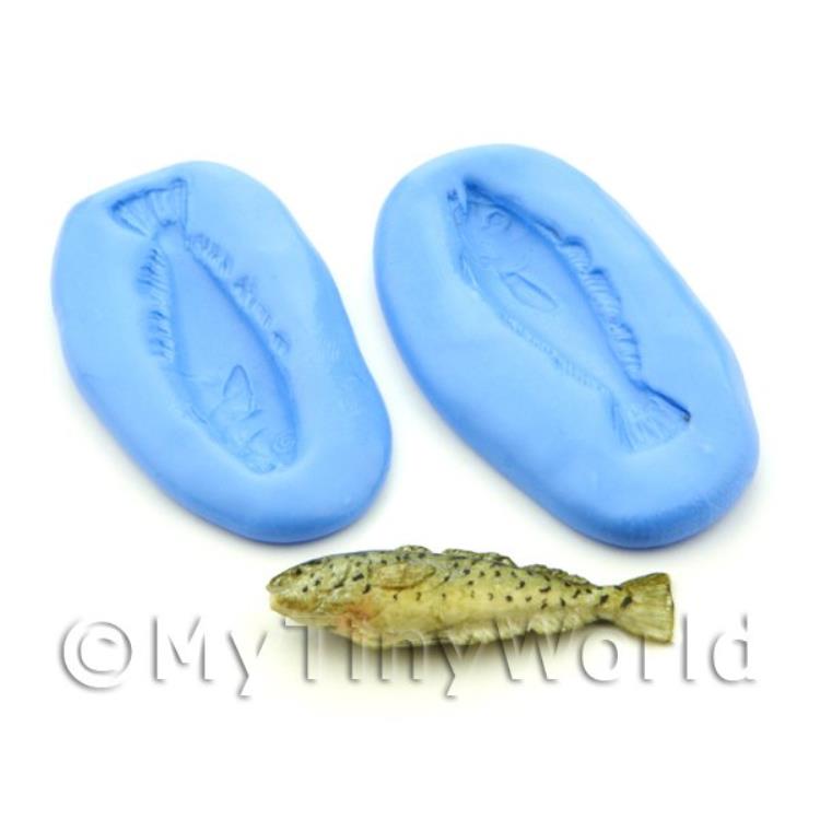Dolls House Miniature 2 Part Silicone Salmon Mould