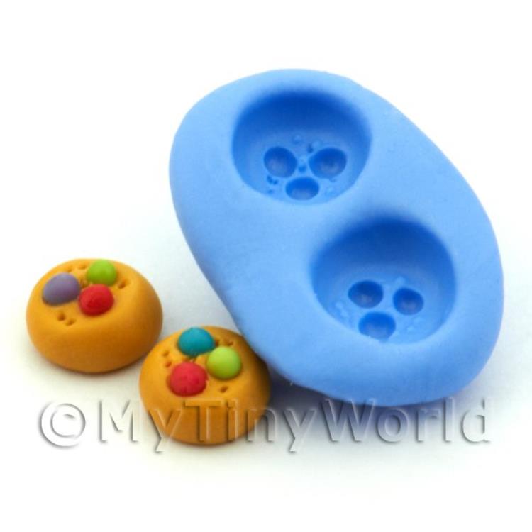 Dolls House Miniature Smartie Cookie Silicone Mould