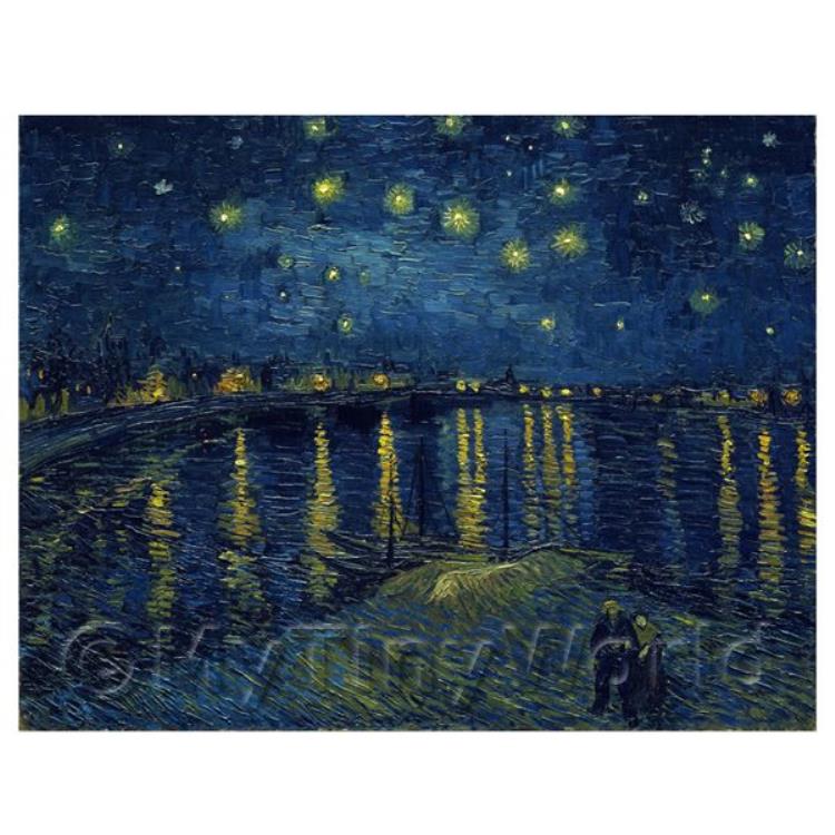 Van Gogh Painting - Starry Night Over the Rhone