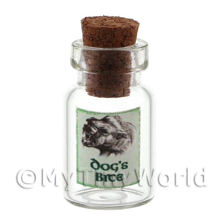 Dolls House Miniature Dogs Bite Magic Storage Jar