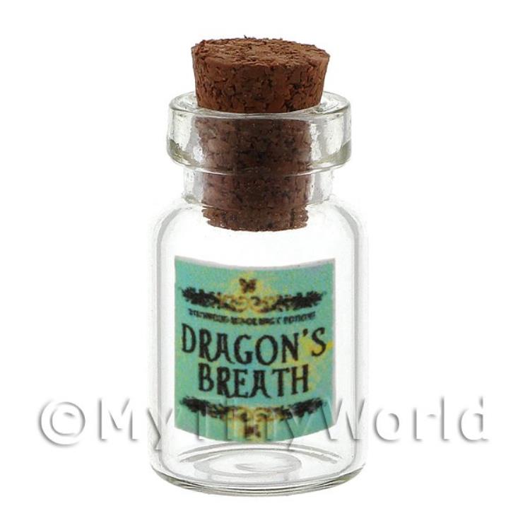 Dolls House Miniature Dragons Breath Magic Storage Jar