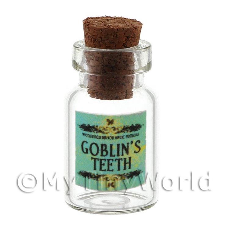 Dolls House Miniature Goblins Teeth Magic Storage Jar  (Style 2)