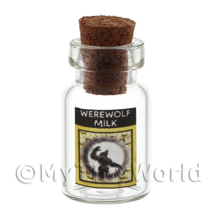 Dolls House Miniature Werewolf Milk Magic Storage Jar (Style 3)