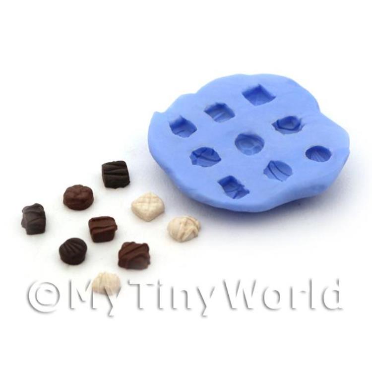 Miniature 9 Piece Artisan Collection Chocolate Silicone Mould