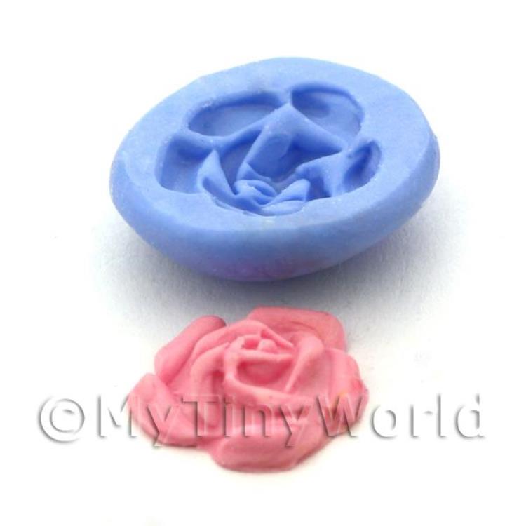 Dolls House Miniature Large Rose Cake Topper Reusable Silicone Mould