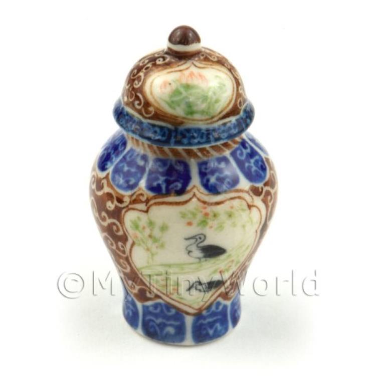 Dolls House Miniature Ultra Fine Porcelain Dynasty Vase