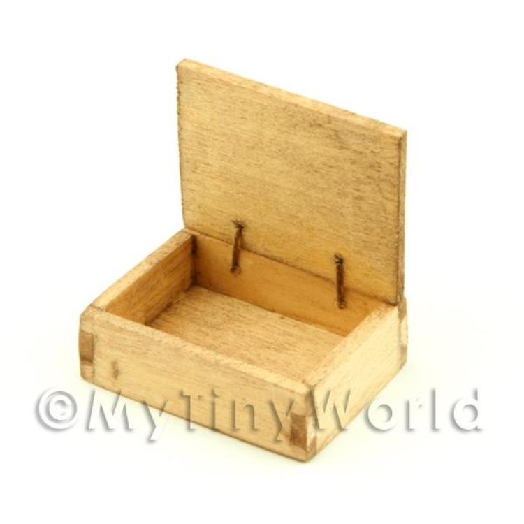 Dolls House Aged Wood Shop Counter Display Box