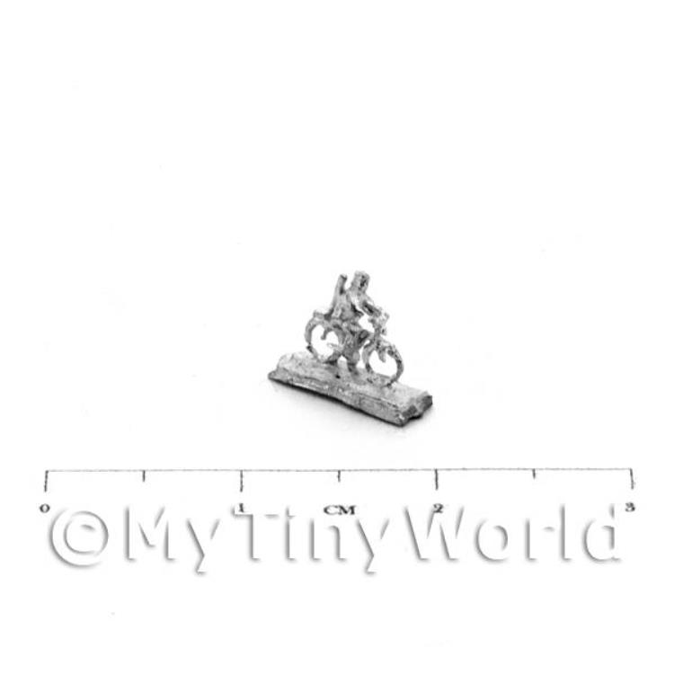 Dolls House Miniature Unpainted Metal Bike
